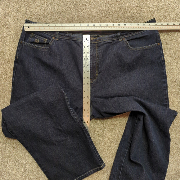 Gloria Vanderbilt classic high-rise jeans. style: Amanda dark indigo size 24 - Picture 6 of 16